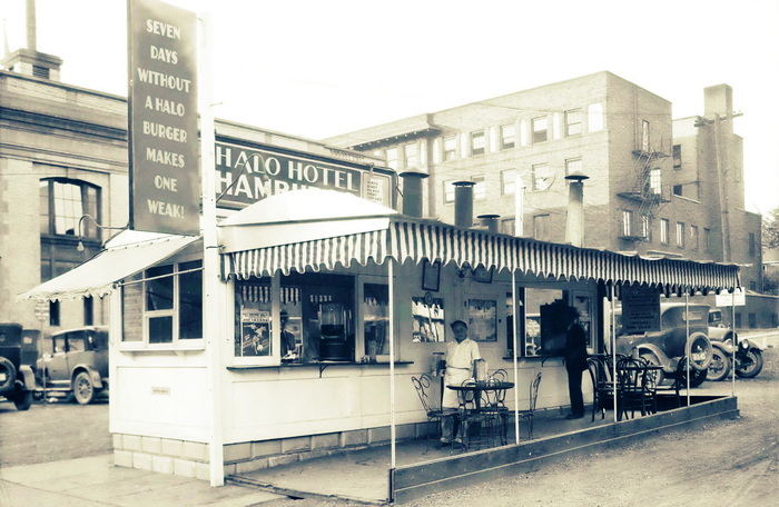 Halo Burger - Vintage Photo Of Original Halo Burger (newer photo)